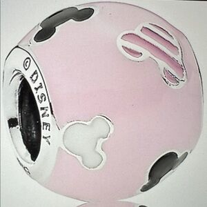 Disney Pandora Charm - Mickey Mouse Icon - Pink New In Box